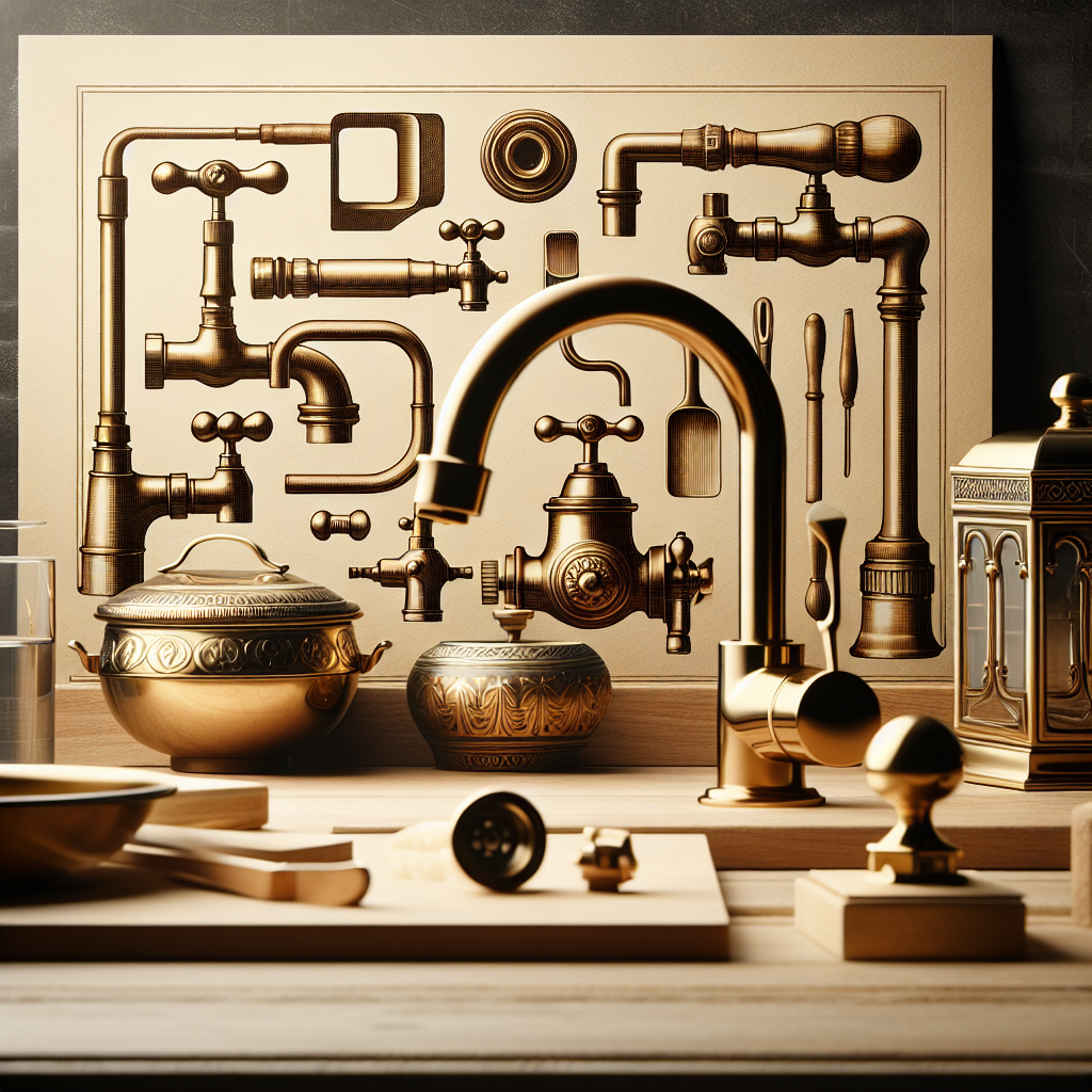 Golden Accents: Elevating Kitchens with Timeless Brass Tapware